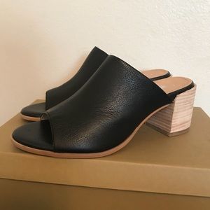 New Black Marlin Leather sandal.